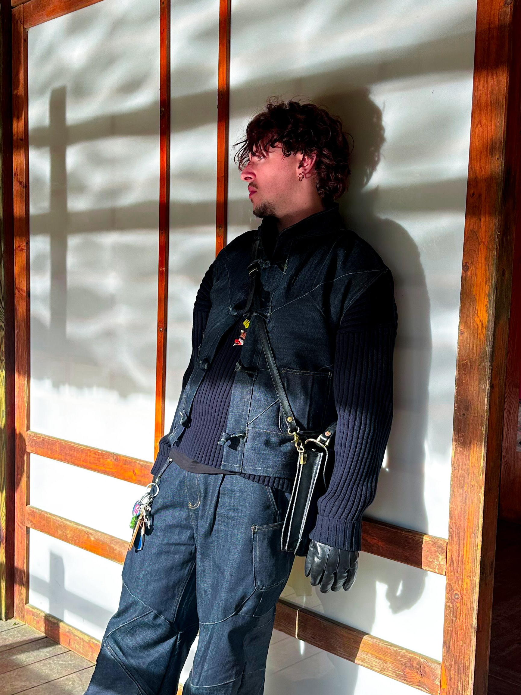 Wabi Sabi – Veste Sans Manches en Denim Brut