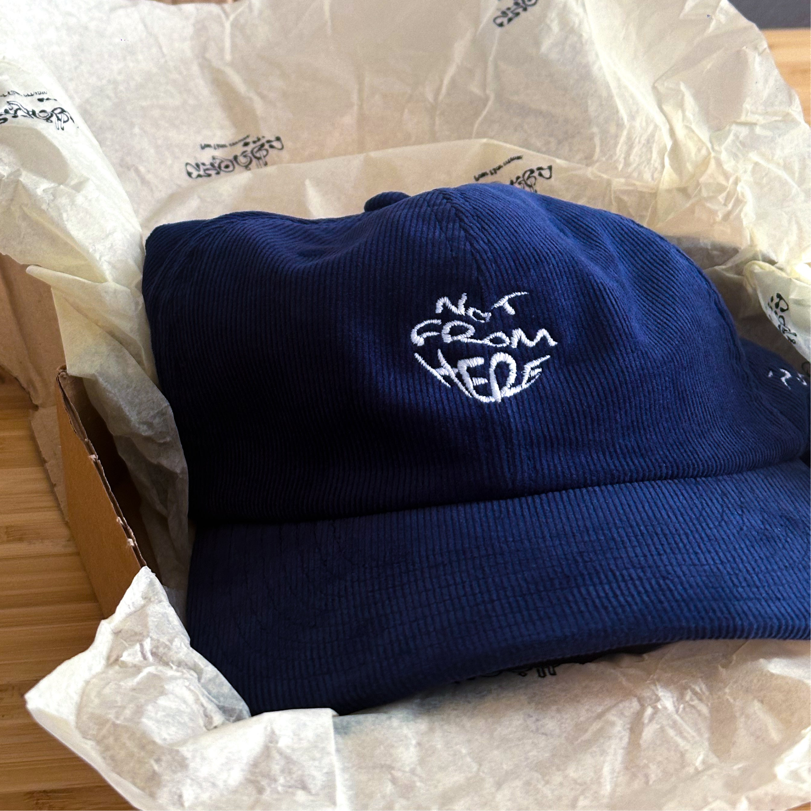 Not from here - Casquette en velours côtelé