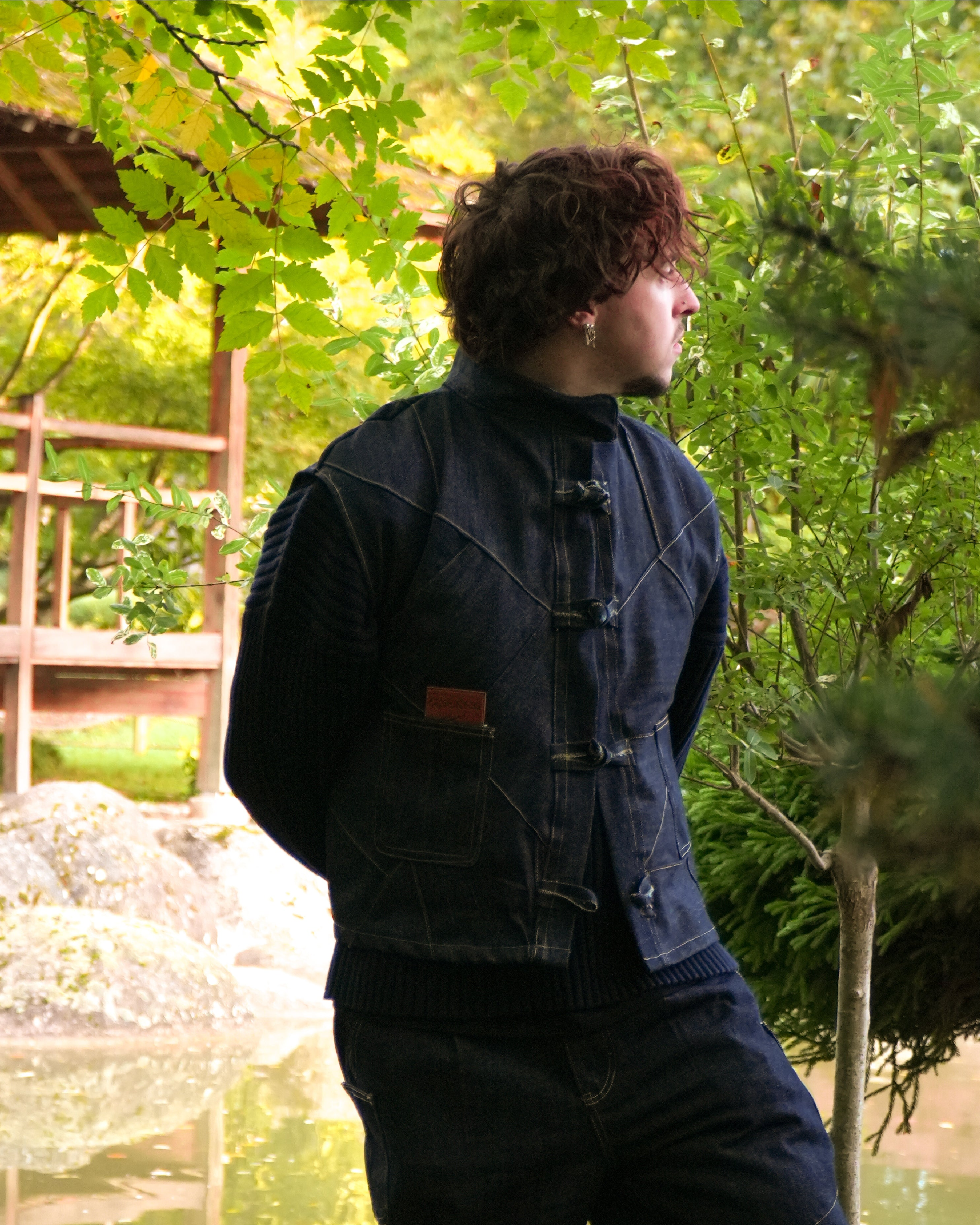 Wabi Sabi – Veste Sans Manches en Denim Brut