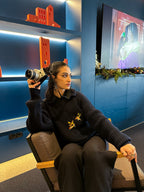 MAKNIN - PULL EN COTON AVEC BRODERIE