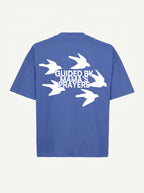 Guided by Mama's Prayers - T-shirt oversize boxy bleu