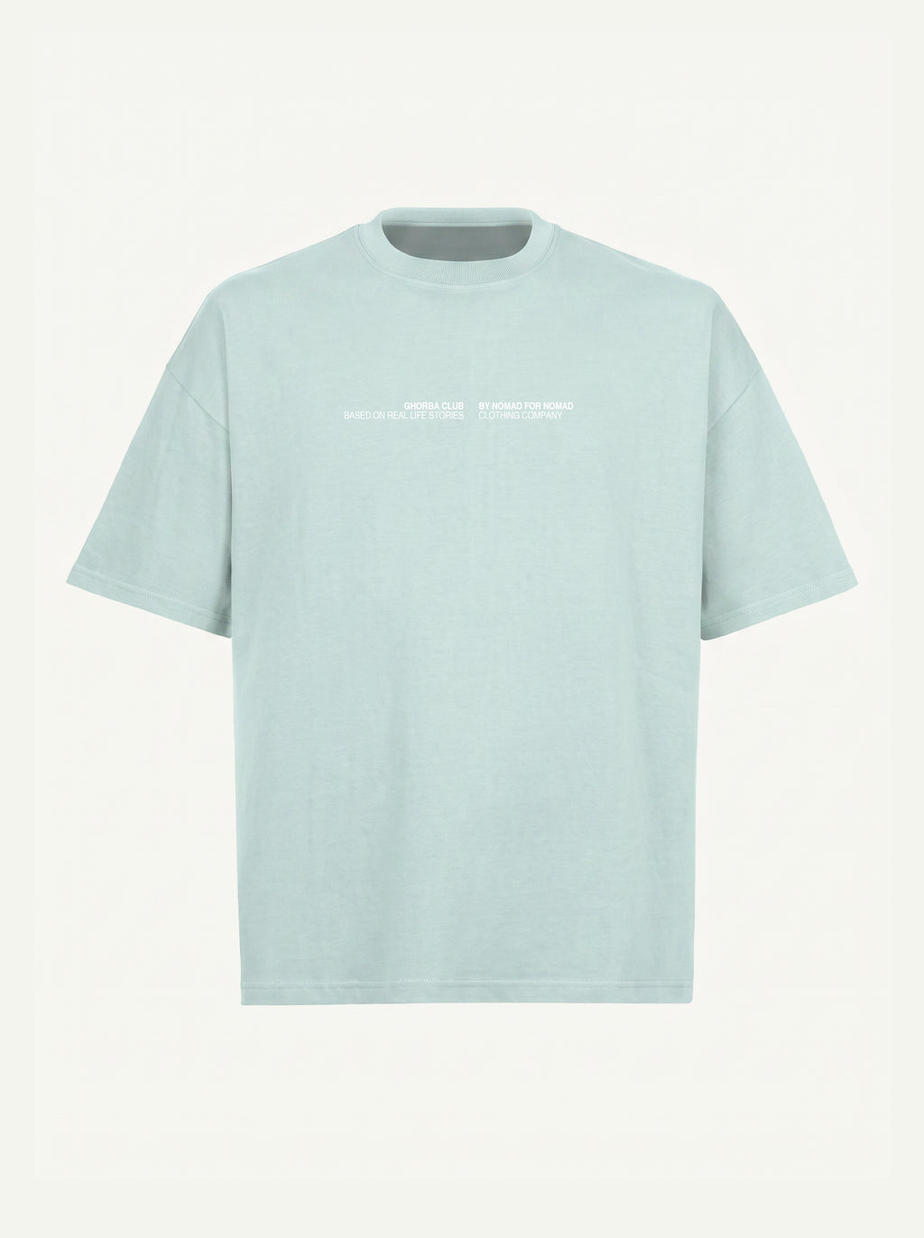 Guided by Mama's Prayers - T-shirt oversize boxy cold blue