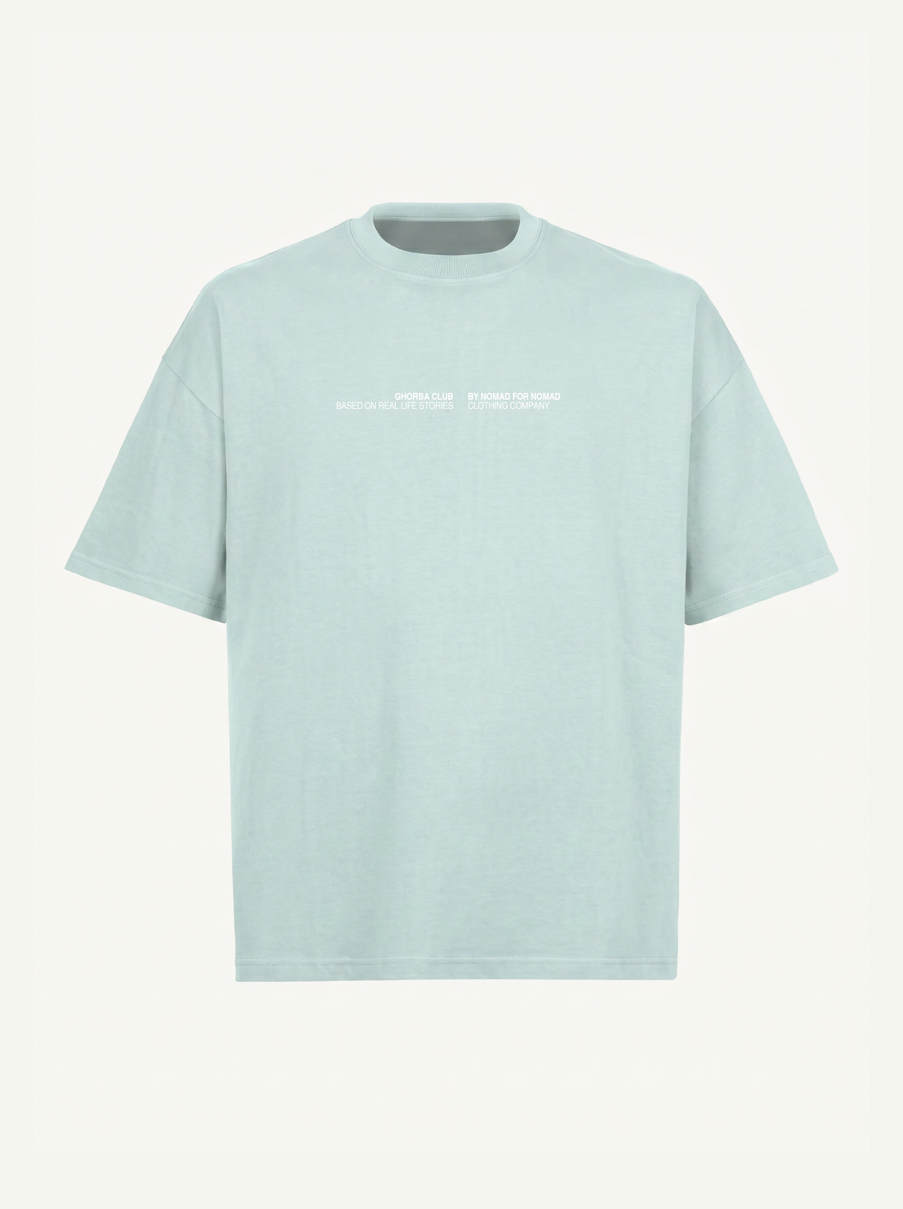 Guided by Mama's Prayers - T-shirt oversize boxy cold blue
