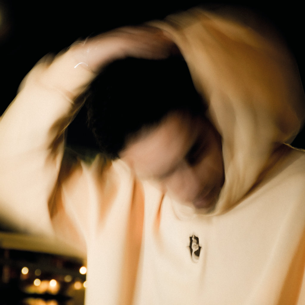 Ghorba sand oversized hoodie