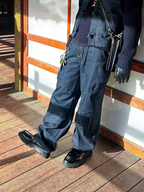 Wabi Sabi – Pantalon Large en Denim Brut