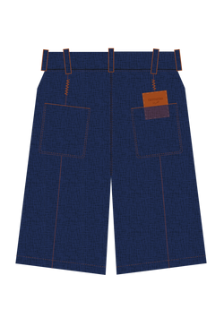Ghorba - Indigo Raw Denim Short