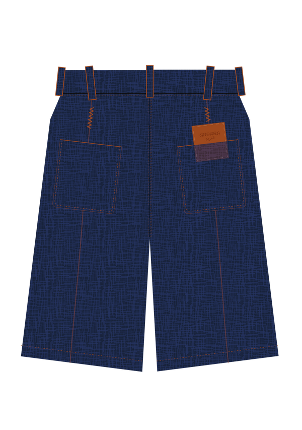 Ghorba - Indigo Raw Denim Short