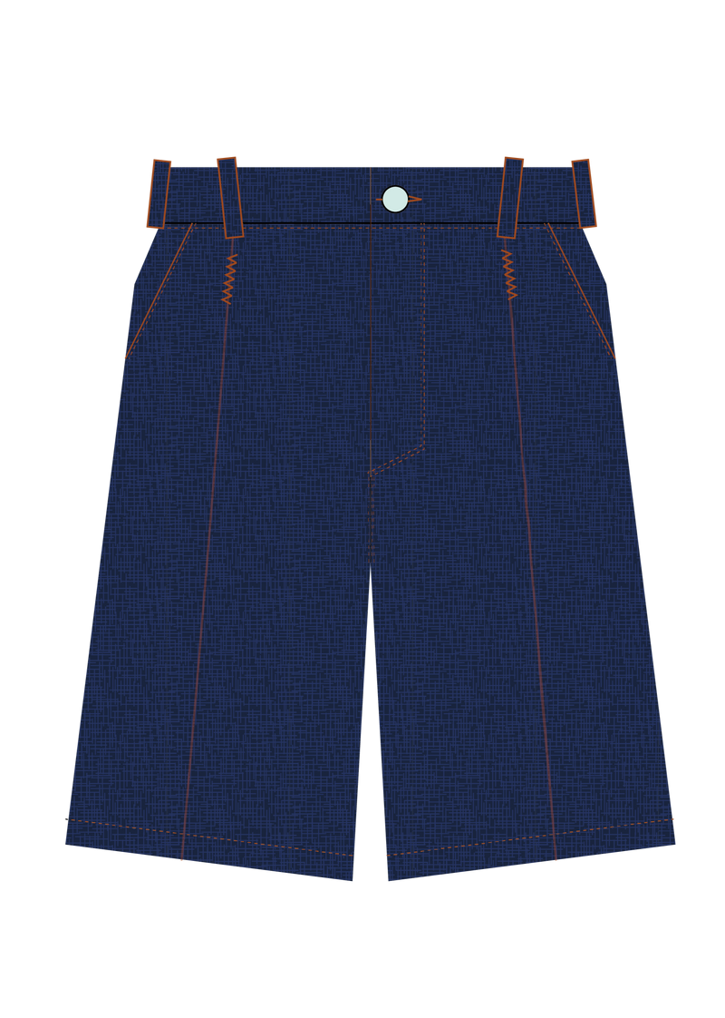 Ghorba - Indigo Raw Denim Short