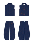 Ensemble wabi-sabi - En denim brute