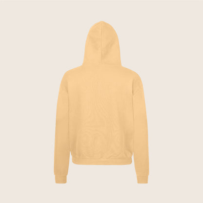 Ghorba sand oversized hoodie -  Broderie Française