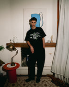 Win With Me Or Watch Me - T-shirt oversize boxy noir