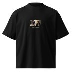 Modèle Duo au trombone, deux photos, sur t-shirt noir