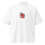 Modèle Polaroid, une photo, sur t-shirt blanc