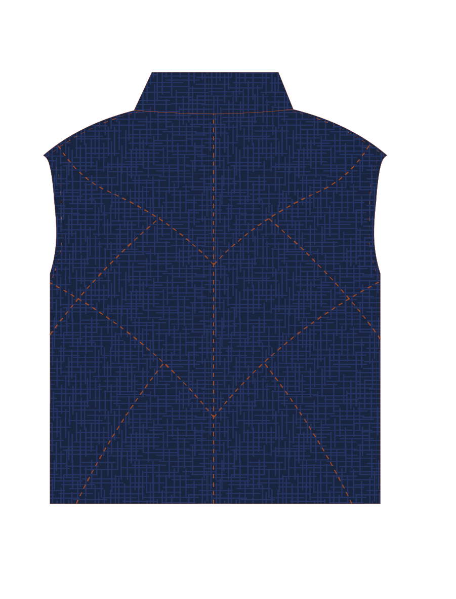 Wabi Sabi – Veste Sans Manches en Denim Brut