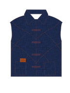 Wabi Sabi – Veste Sans Manches en Denim Brut