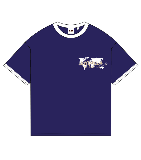 Ghorba - Azul Puff Tee
