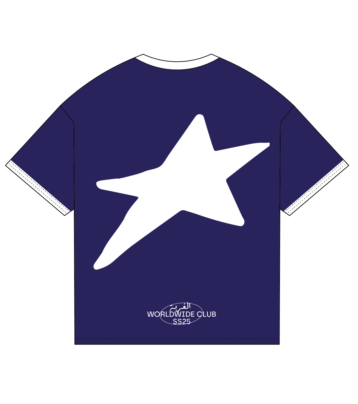 Azul Puff Tee